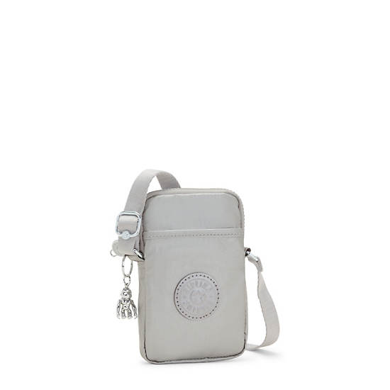 Kipling Tally Metallic Crossbody Telefon Çantası Gümüş | TR 1846BE